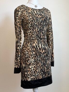 Cache Mini Leopard Print Dress Y2K Party Glam Chic